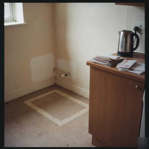 Empty kitchen space after appliance disposal service in Tunbridge Wells
