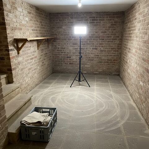 Empty swept cellar after completed clearance service in Tunbridge Wells home