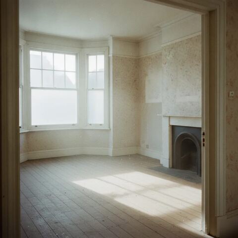 Empty cleared sitting room after house clearance in Tunbridge Wells