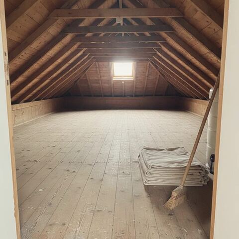 Empty cleared loft space after professional clearance in Tunbridge Wells